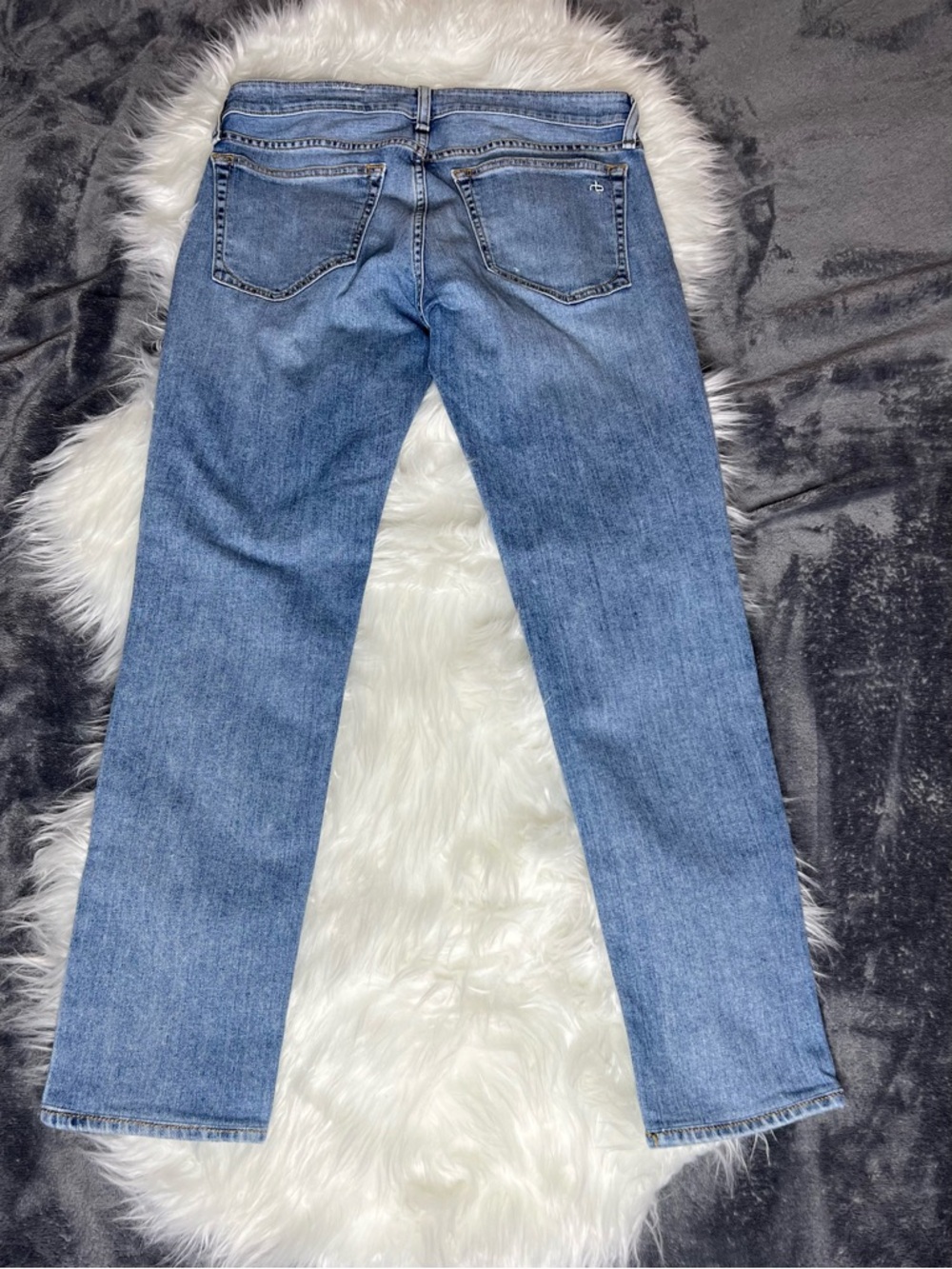 Women’s Rag & Bone Dre Low-Rise Slim Boyfriend Jeans Size 27 Retails: $235 - Picture 4 of 6